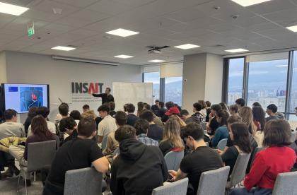 Над 60 ТУЕС-ари посетиха INSAIT за специална информационна среща